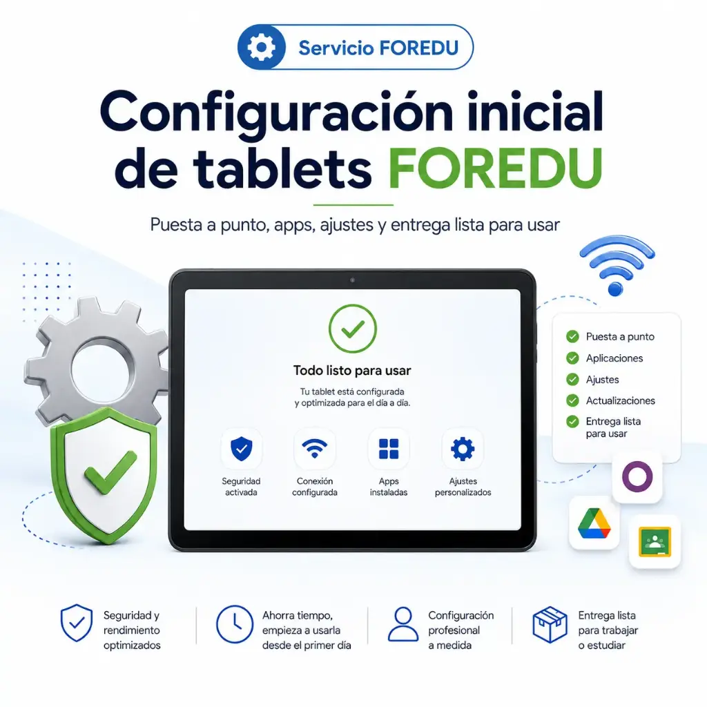 Initial External Tablet Configuration